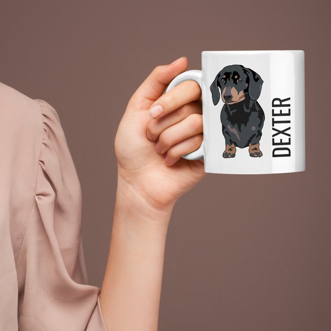 Dachshund Pet Dog | Cute Sausage Dog Coffee Mug (Creator Uploaded)