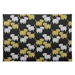 Dachshund Pet Dog Food Cloth Placemat