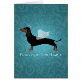 Dachshund - Pet Loss Memorial Design (Front)