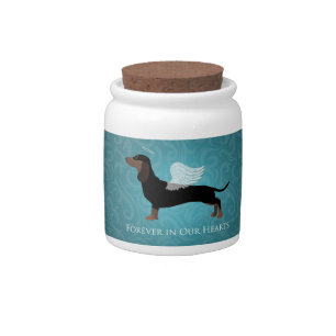 Dachshund - Pet Loss Memorial Design Candy Jar