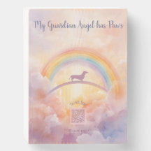 Dachshund Pet Memorial Wood Sign – Grief Playlist
