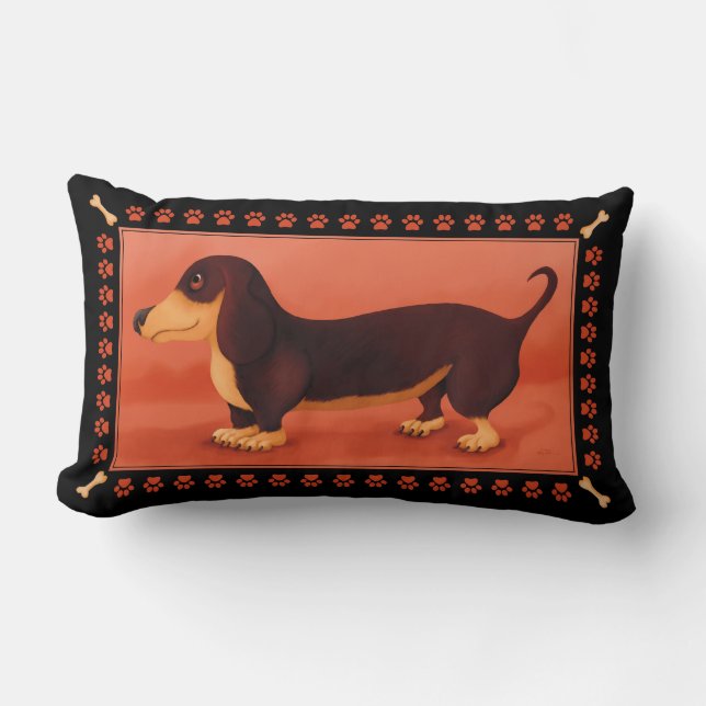 Dachshund Pillow (Front)