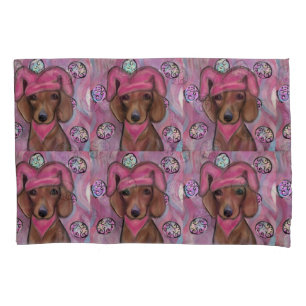 Dachshund pillow case