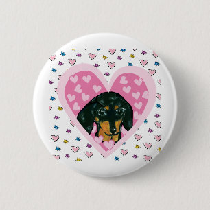 Dachshund Pinback Button