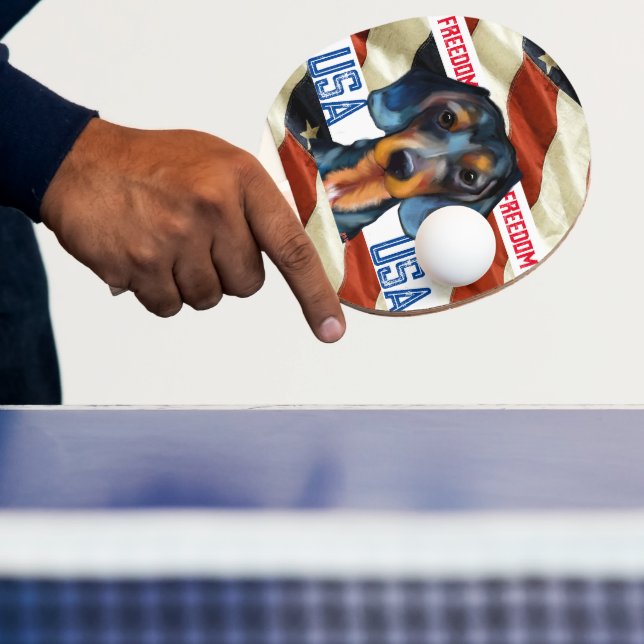 Dachshund      ping pong paddle (Insitu)