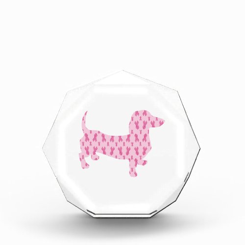 Dachshund Pink Ribbon for Cancer Award