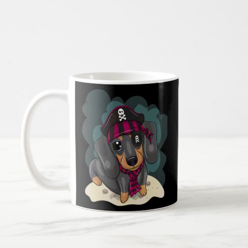 Dachshund Pirate  Coffee Mug