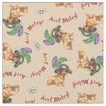 Dachshund Pirate Fabric