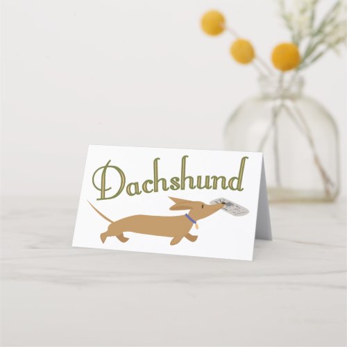 Dachshund Place Card