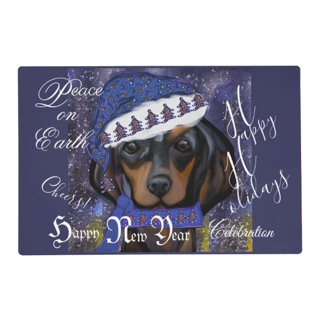 Dachshund  placemat (Front)