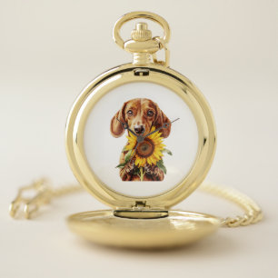 Dachshund Pocket Watch