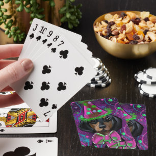 Dachshund Poker Cards