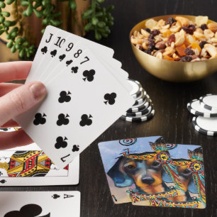 DACHSHUND   POKER CARDS