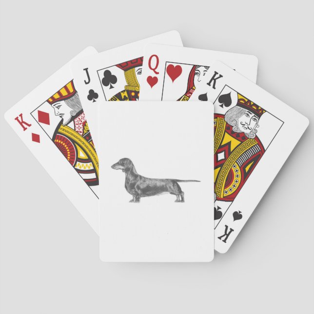 Dachshund Poker Cards (Back)