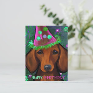 DACHSHUND POSTCARD