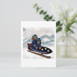 DACHSHUND POSTCARD