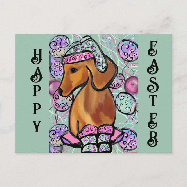 DACHSHUND        POSTCARD (Front)