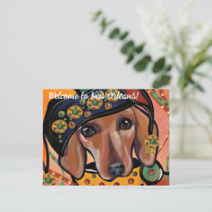 DACHSHUND    POSTCARD