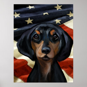 DACHSHUND POSTER