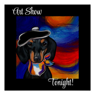 DACHSHUND POSTER