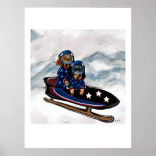DACHSHUND POSTER