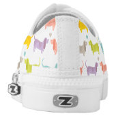 Dachshund print Low-Top sneakers (Left Shoe Back)