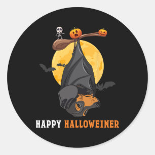 Dachshund Pumpkin Halloween For Women And T Sausag Classic Round Sticker