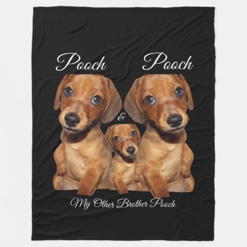 Dachshund Puppy Dog Blanket