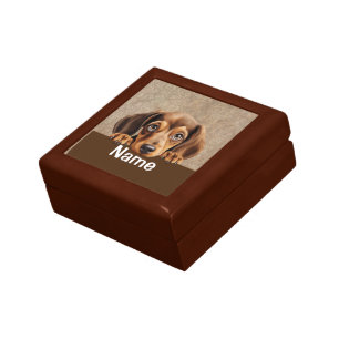 Dachshund Puppy Dog Pet  Gift Box