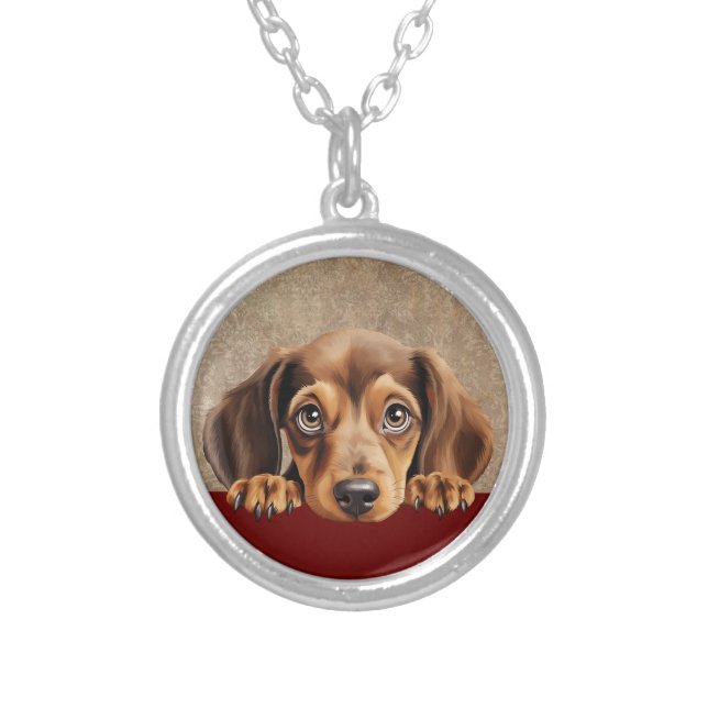 Dachshund Puppy Dog Pet Jewelry  (Front)