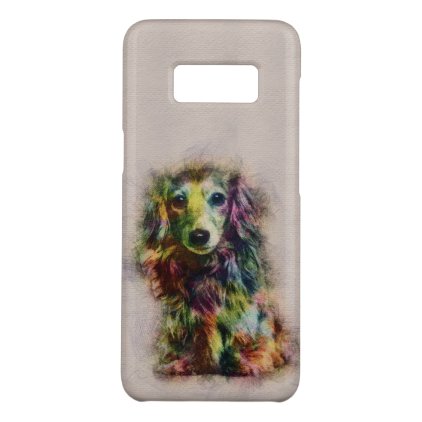 Dachshund Puppy Sketch Paint Case-Mate Samsung Galaxy S8 Case