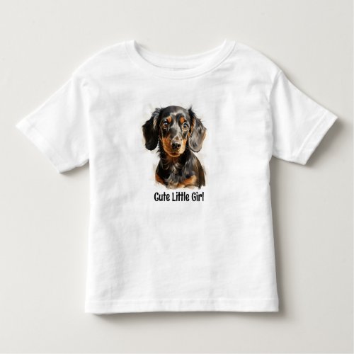 Dachshund Puppy T_Shirts for Toddler
