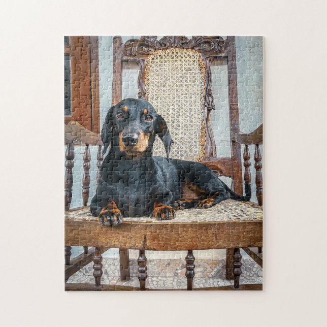 Dachshund puzzle (Vertical)
