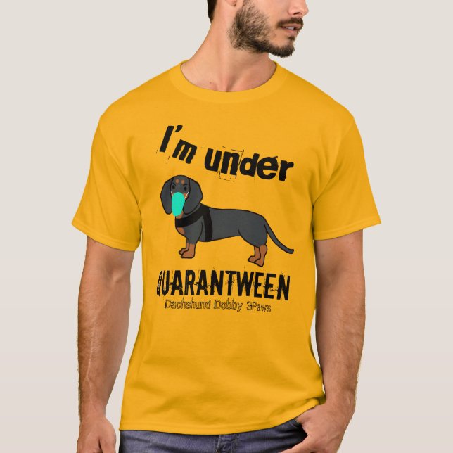 Dachshund QuarantWeen T-Shirt (Front)