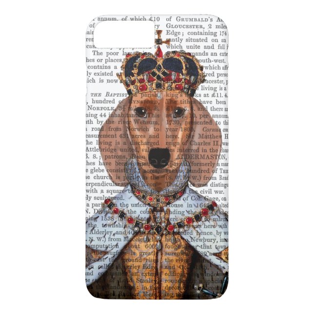 Dachshund Queen 2 Case-Mate iPhone Case (Back)