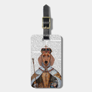 Dachshund Queen 2 Luggage Tag