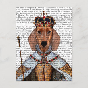 Dachshund Queen 2 Postcard