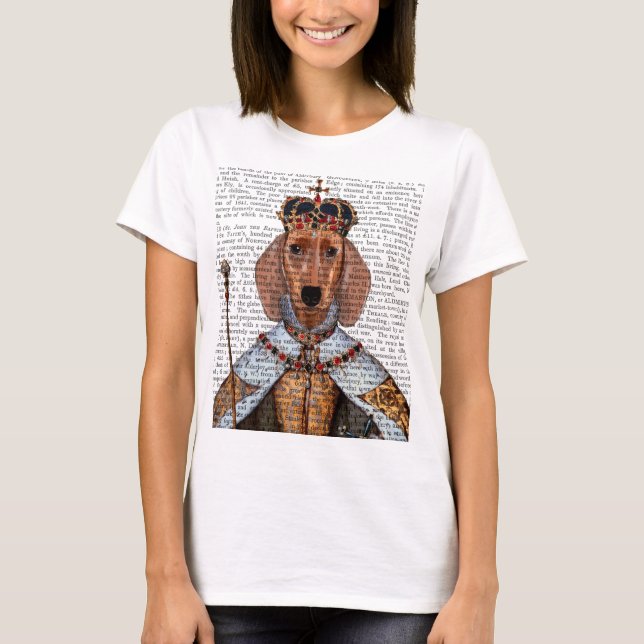Dachshund Queen 2 T-Shirt (Front)