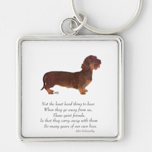 Dachshund Rainbow Bridge Keychain