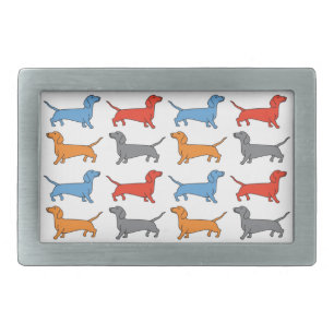 Dachshund Rectangular Belt Buckle