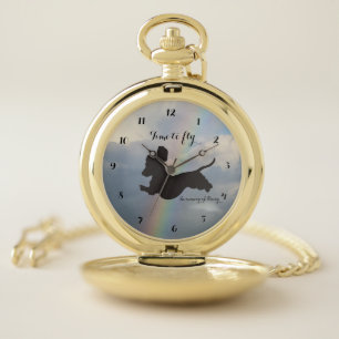 Dachshund Remembrance Pocket Watch