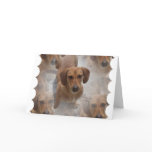 Dachshund Rescue Greeting Card