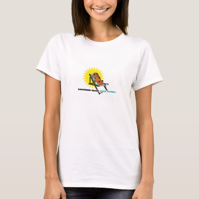Dachshund Rescue South Florida summer sunshine T-Shirt (Front)