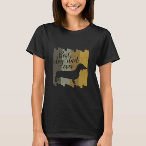 Dachshund Retro Dachshund Lid  T_Shirt