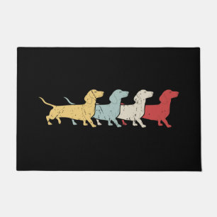 Dachshund Retro Vintage Doormat