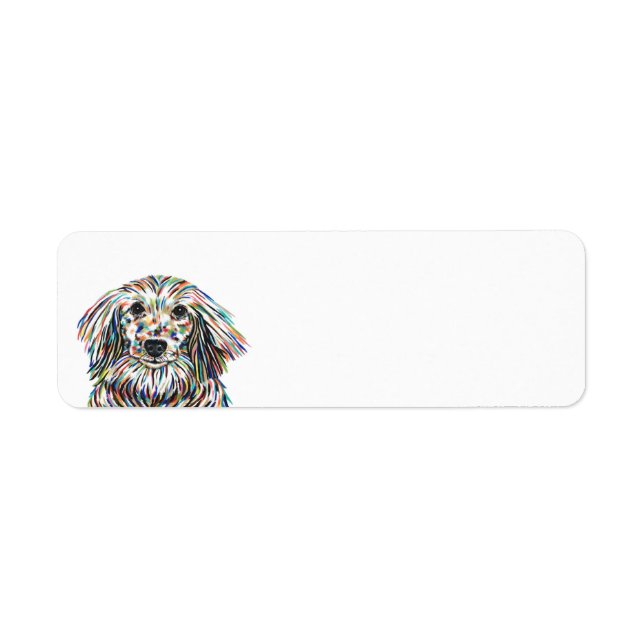 Dachshund Return Address Label (Front)
