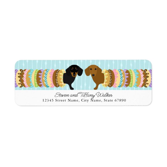 Dachshund Return Address Labels (Front)