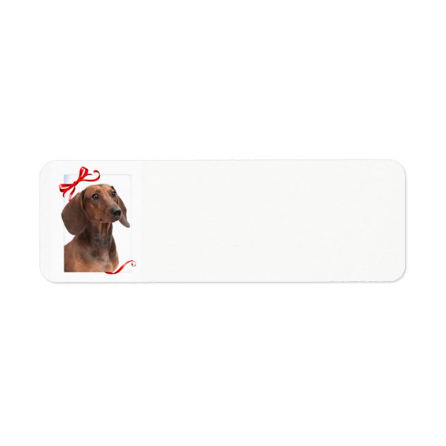Dachshund Return Address Labels (Front)
