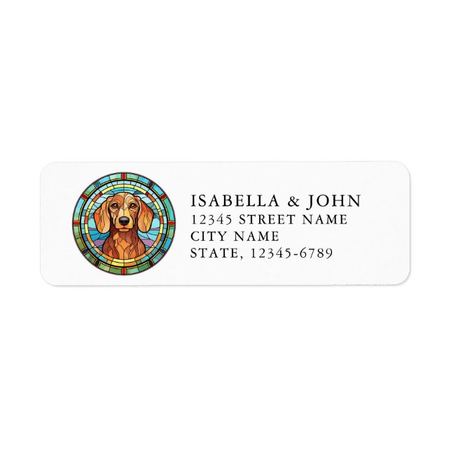 Dachshund Return Address Labels (Front)