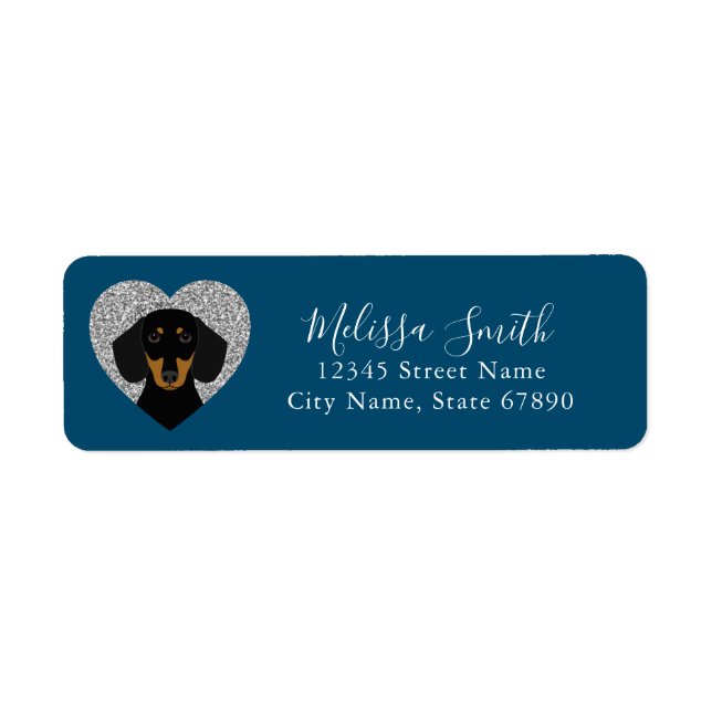 Dachshund Return Address Labels (Front)